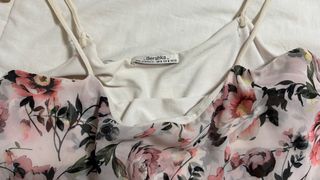 Blusa corta floral tirantes