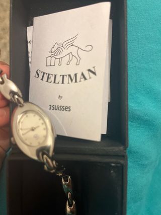 Reloj Steltman Plata y Blanco