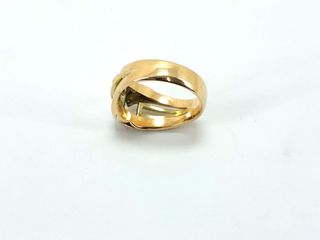 anillo oro 18k con piedra con circonita