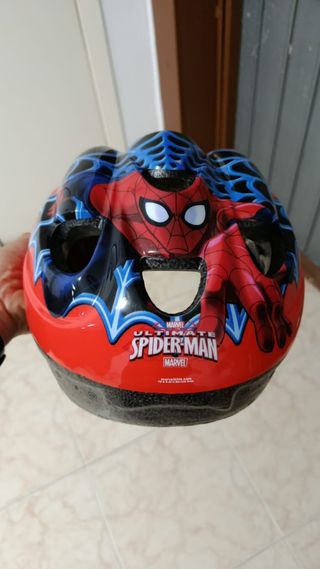 Casco Spiderman para bici infantil