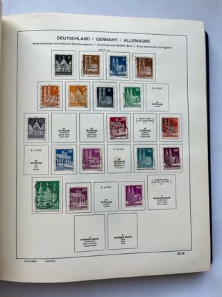 Álbum Alemania 1948/1984 Usados 190 Páginas