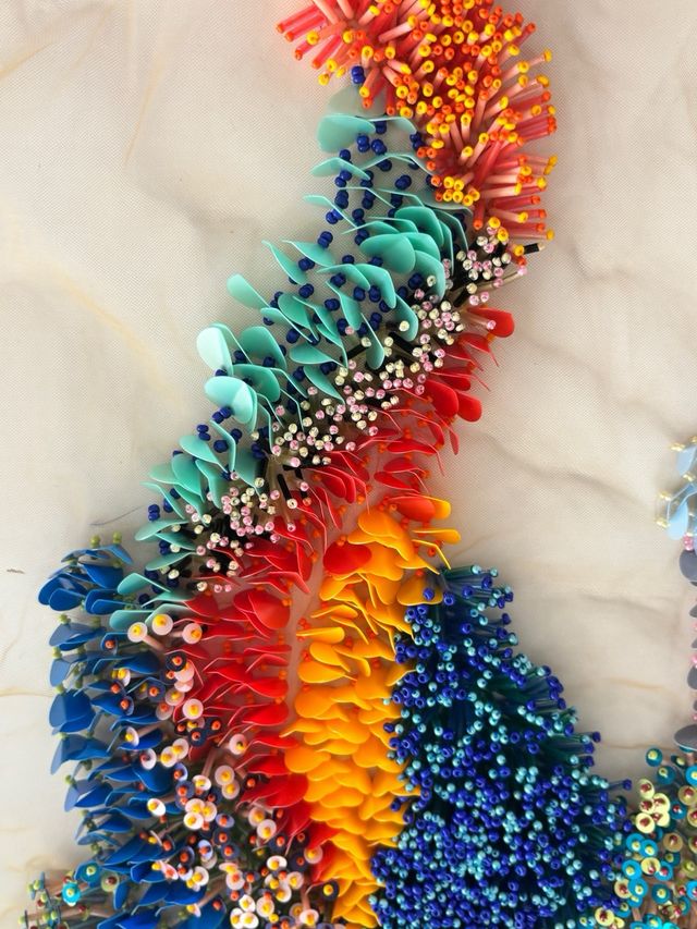 Cuello para ropa multicolor