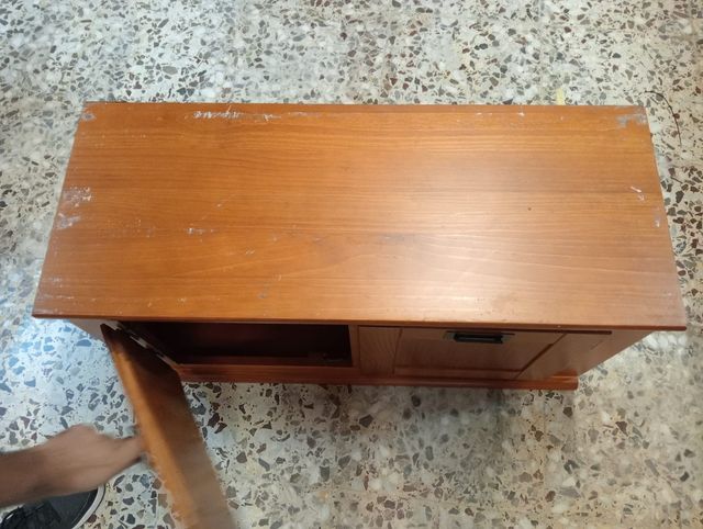 Mueble auxiliar madera salón