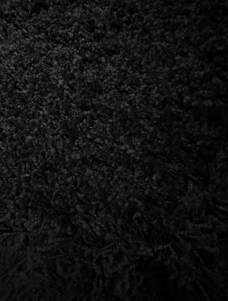 Alfombra pequeña Ikea negra