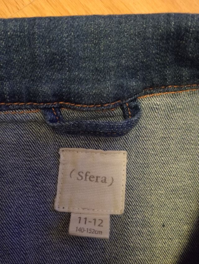 Cazadora vaquera niña