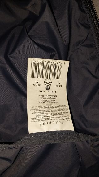 Chaleco Scalpers Talla M Azul