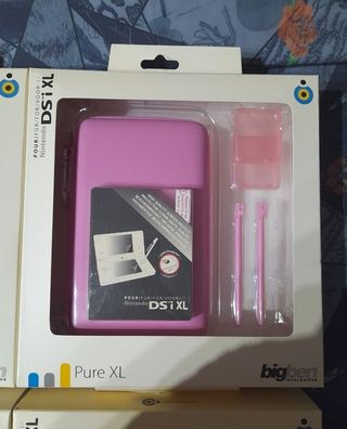 NUEVO"Funda+Accesorios DSi XL:de 10e y 12e 
