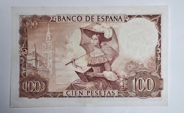 100 Pesetas 1965 Serie 1D41