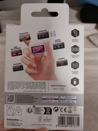 Cuffie Wireless Music Sound TOUCH DISPLAY