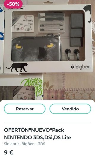 Pack Bigben 3DS/DSi/DS Lite nuevo