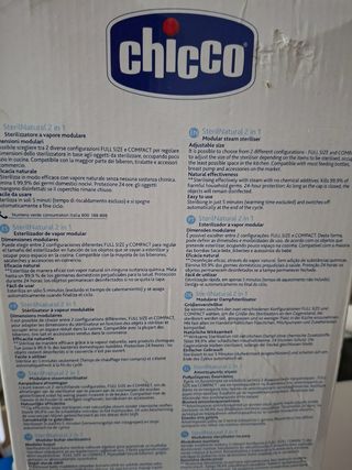 Esterilizador Chicco SterilNatural 2 en 1