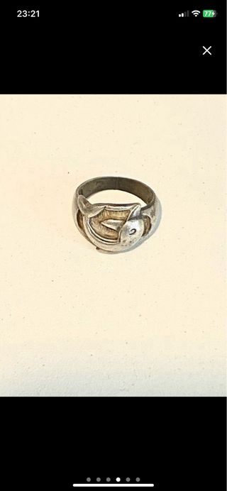 Anillo Plata 925 Delfín