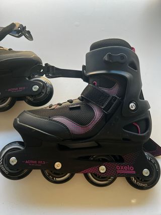 Patines Oxelo Talla 41 Negro/Rosa