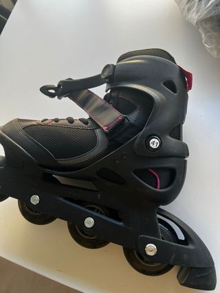 Patines Oxelo Talla 41 Negro/Rosa