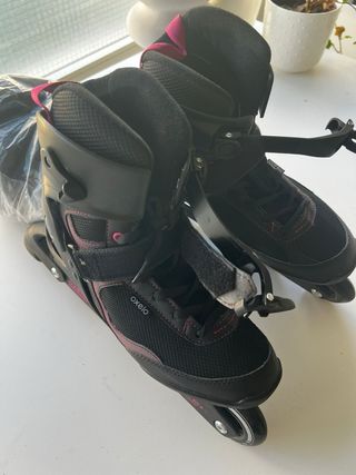 Patines Oxelo Talla 41 Negro/Rosa