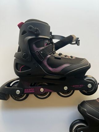 Patines Oxelo Talla 41 Negro/Rosa
