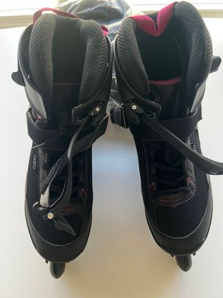 Patines Oxelo Talla 41 Negro/Rosa