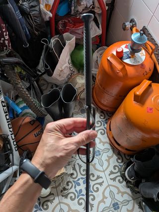 Botas de hípica Decathlon Talla 35 y fusta