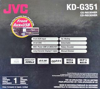 Radio Coche JVC KD-G351 WMA MP3