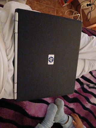 Portátil HP Negro y Plateado