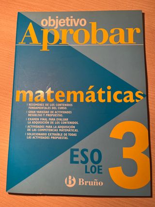 Objetivo aprobar Matemáticas 3 ESO (Objetivo Ap...