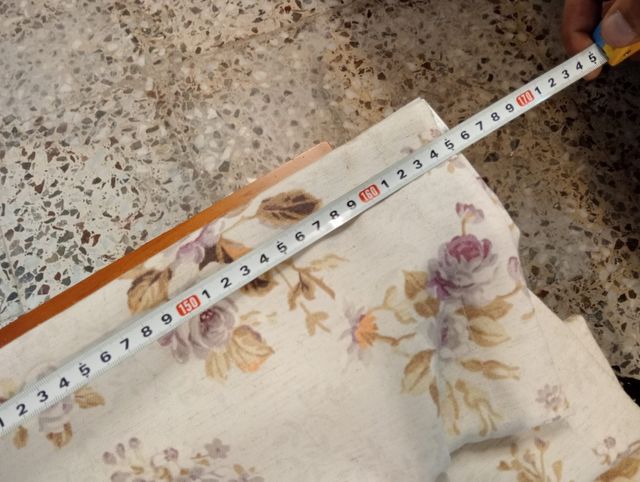 Estores de tela con estampado floral