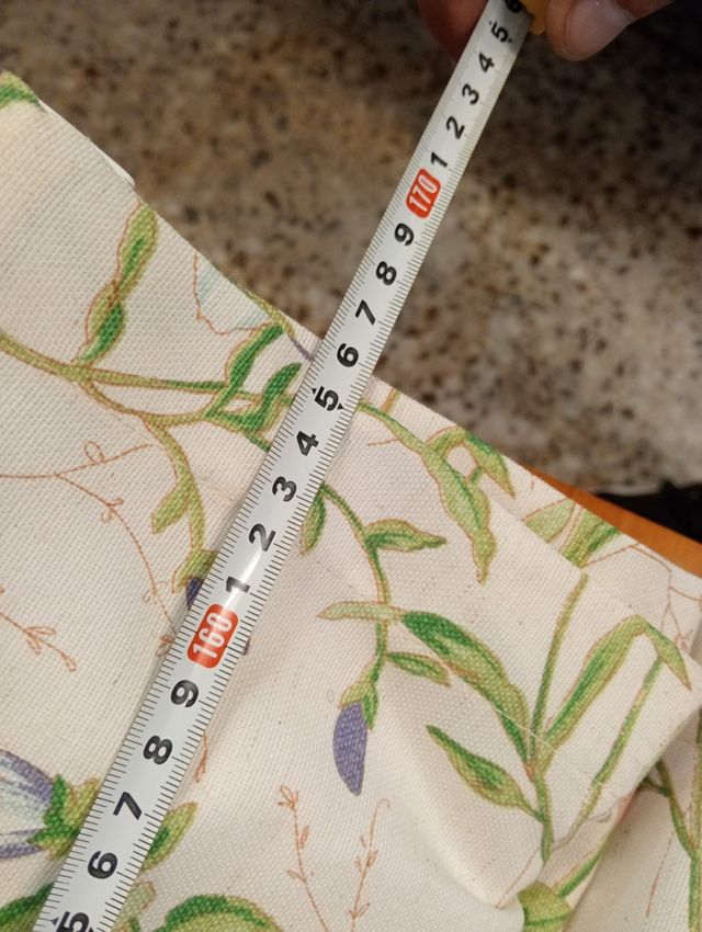 Estores de tela con estampado floral