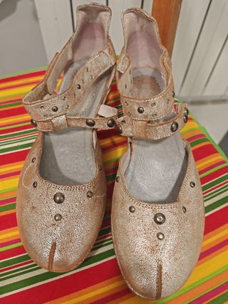 Zapatos/ Bailarinas /Merceditas/ Piel T.38