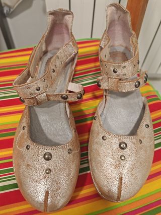 Zapatos/ Bailarinas /Merceditas/ Piel T.38