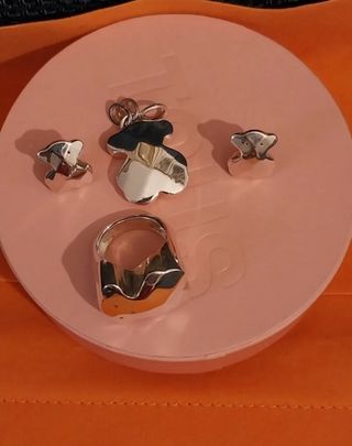 Colgante Oso Tous Facetado Plata