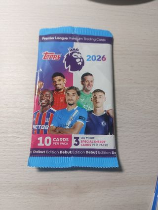 Pack Cartas Premier League Topps 2026
