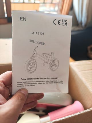 Bicicleta de Equilibrio Baby Balance Bike