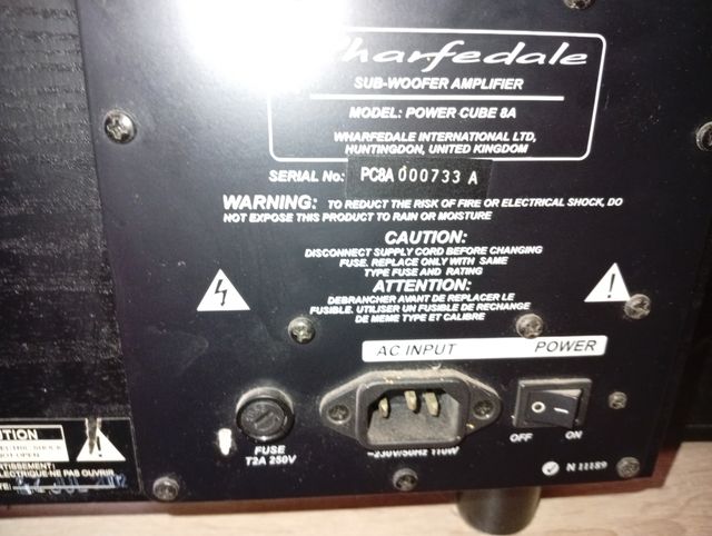 Subwoofer JVC Home Cinema Negro