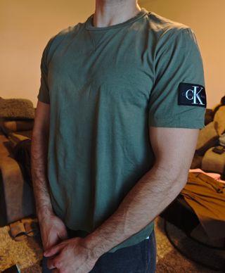 Camiseta Calvin Klein Verde Talla L