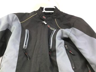 chaqueta motorista 2wheels gris negra