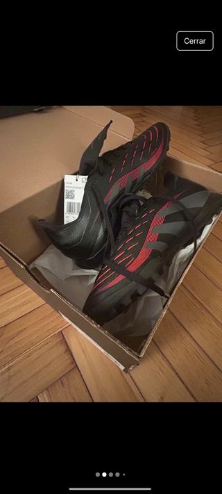 Adidas Predator League TF Negro/Rojo