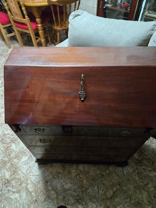 Secreter Estilo Jorge III Madera Caoba