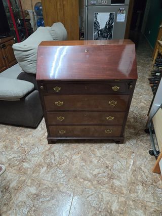 Secreter Estilo Jorge III Madera Caoba