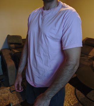 CAMISETA ROSA BERSHKA