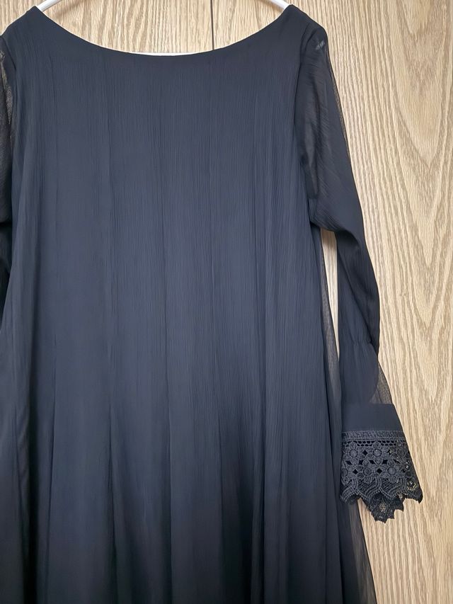 beautiful long flared dress with matching shoes 39