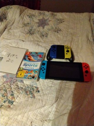 Nintendo Switch + FIFA 23 + Sports + super mario