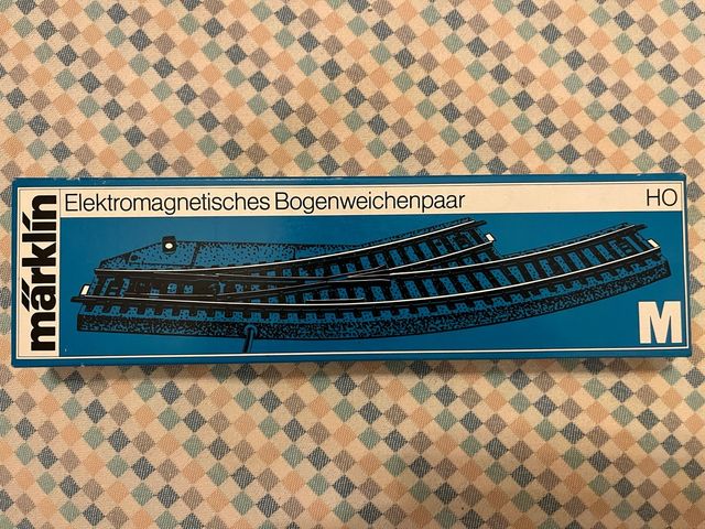Märklin Coppia Scambi in curva Serie M HO