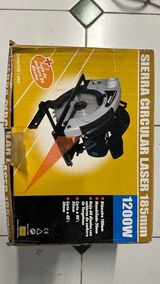 Sierra Circular Láser 185mm 1200W