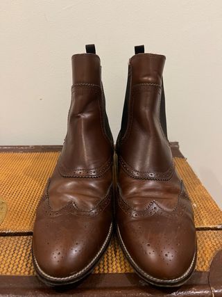Botas Massimo Dutti Marrón. Buen Estado.