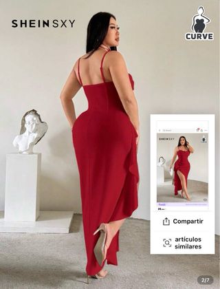 Vestido rojo SHEIN SXY sin estrenar