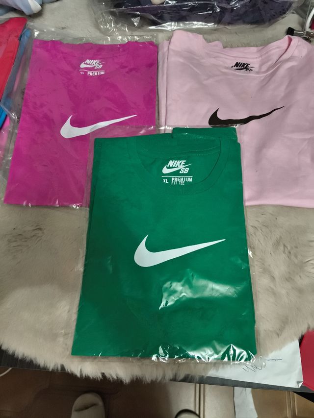 Lote 3 Camisetas Nike Talla XL