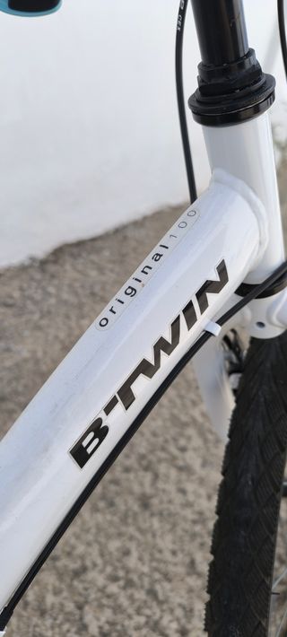 Bicicleta Btwin Original 100 Blanca