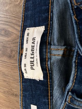 Pantalón Vaquero Hombre Pull&Bear Azul