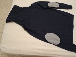 Jersey cuello alto negro