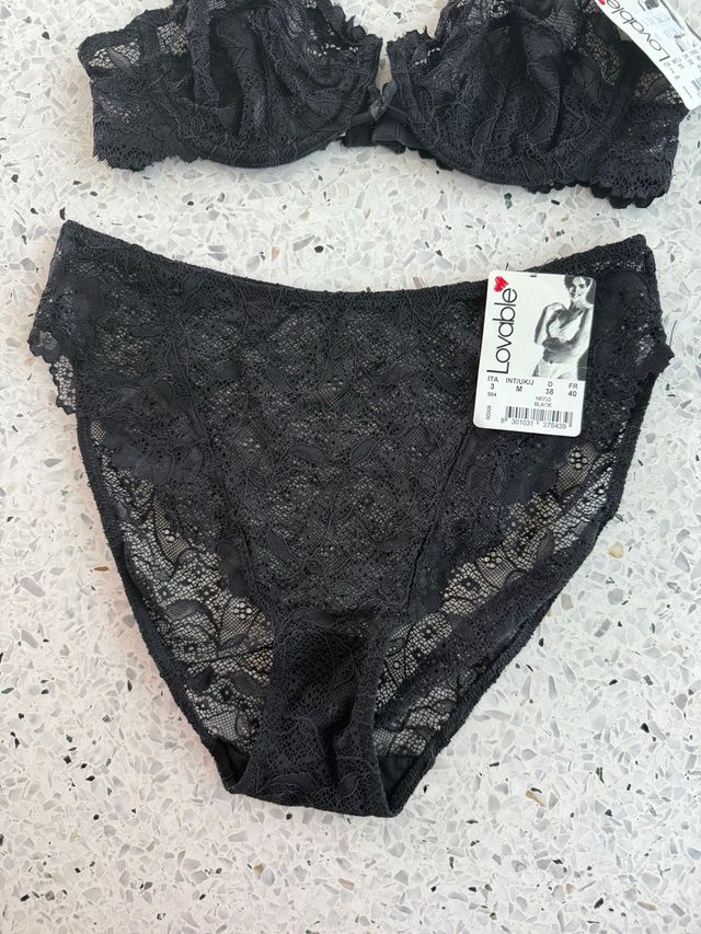 Completo intimo Lovable reggiseno e slip - tg. 2B